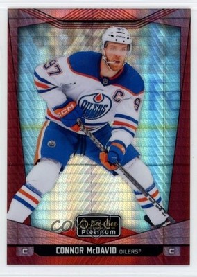 2024-25 O-Pee-Chee Platinum Red Prism /199 Connor McDavid #1 mp7