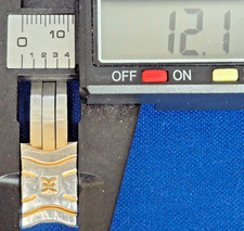 Ebel Ladiess Watch Band Deployment Clasp Buckle 18K and Steel Authentic Genuine