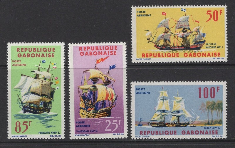 Gabon #C30-C33 - Mint Never Hinged – VFNH – Ships