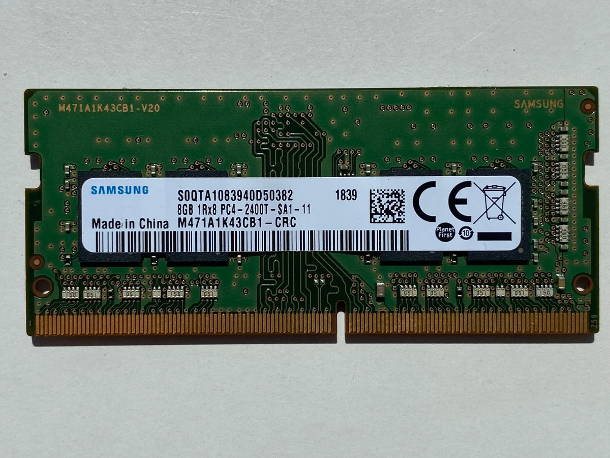 Samsung PC4-19200 (DDR4-2400) Bus Speed Computer RAM 8 GB Total