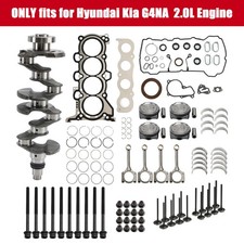 G4na 2.0l Engine Rebuild Kit Crankshaft Con Rods Gasket Kit For Hyundai Kia G4na 2.0l Engine Rebuild Kit Crankshaft Con Rods Gasket Kit For Hyundai Kia
