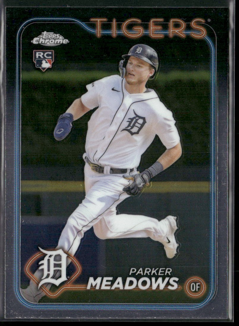 2024 Topps Chrome #271 Parker Meadows Rookie Detroit Tigers