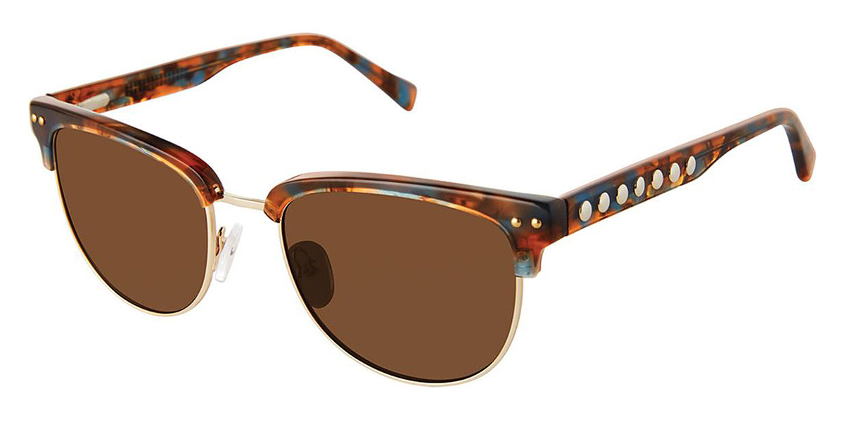 Солнцезащитные очки Nicole Miller NIM с поляризацией Multi BlueBrown Коричневый 16090₽