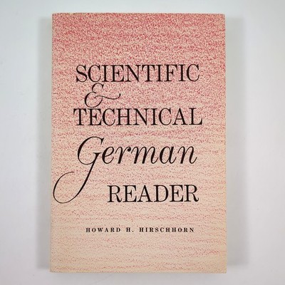 Scientific Technical German Language Paperback Book Hirschhorn 1964