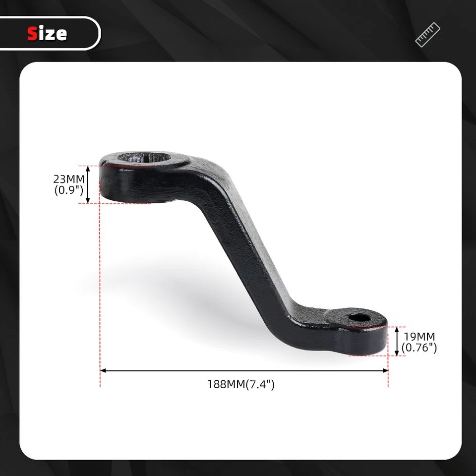 Drop Pitman Arm Power Steering 6605 For Jeep Wrangler TJ YJ 87-06, Cherokee XJ - Image 2 of 4