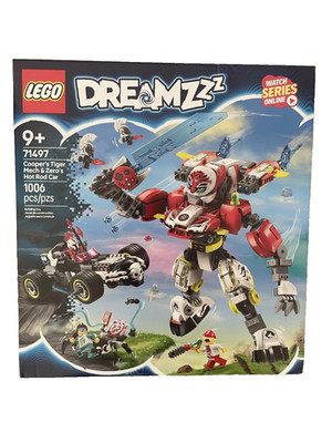 LEGO Dreamzzz: Cooper's Tiger Mech & Zero's Hot Rod Car 71497 New Sealed