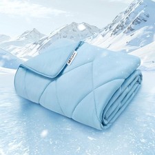 Luciphia Premium Cooling Blanket for Dogs Washable 29x40 inches, Blue
