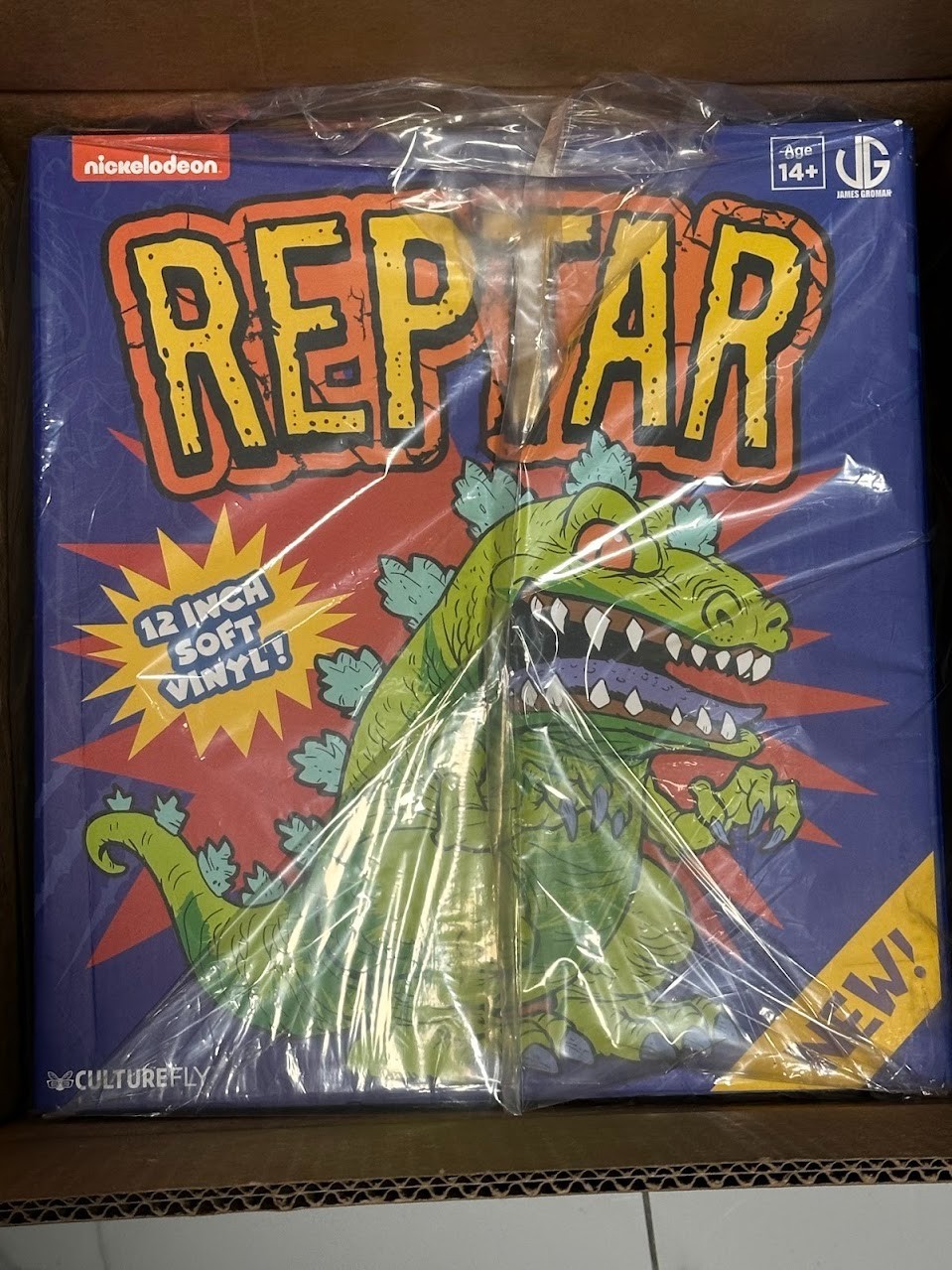 Mondo Exclusive Purple Variant  Reptar Vinyl Designer Figure by James Groman