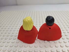 LEGO sh0157 sh0156 Supergirl & Superman from Brainiac Attack 76040 Minifigures