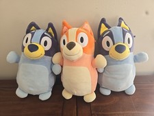 Bluey lot Bingo Hugmee Squishmallows 10'' Plush Orange Jazwares Austrian Heeler