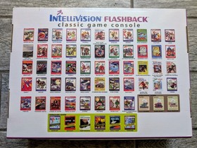 INTELLIVISION FLASHBACK - Classic Game Console - 61 Games - New!