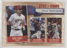 2019 Topps Big League Stat Kings Alex Bregman Jose Ramirez Mike Trout #355 7at