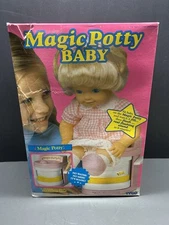 *NEW* Magic Potty Baby 1992 Vintage TYCO doll with Potty Chair Training Toy