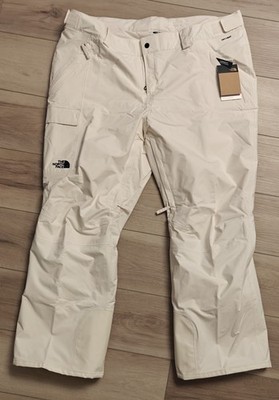 The North Face Freedom Insulated Gardenia White Pants  Snow/Ski , Women s 3Xl-16
