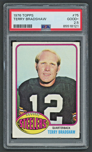 1976 Topps Terry Bradshaw PSA 2.5 Pittsburgh Steelers Vintage Football Card