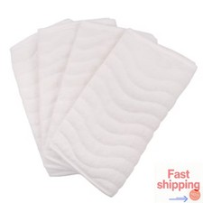 Ubbi Quilted Reusable Changing Pad Liner Covers - White