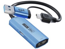 Video Capture Card with 100W PD Fast Charging