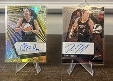 Sue Bird & Diana Taurasi Autographed 2 Card Lot - UCON & WNBA Greats/Legends