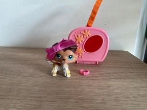 Figurine Littlest Pet Shop - Chien Colley #58 BIS - Occasion