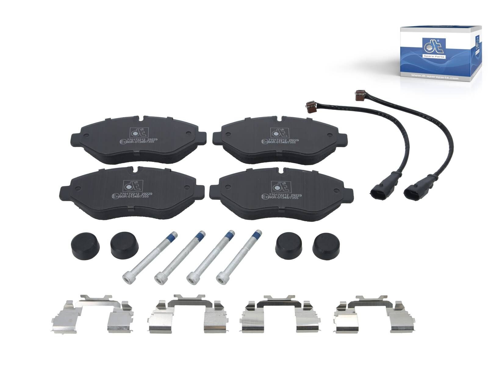 Kit de garnitures de disque de frein DT Spare Parts 7.00269 pour stopper les grincements