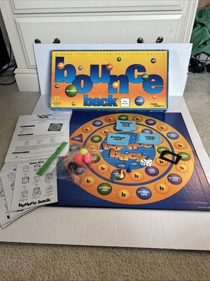 Vintage  99 Bounce Back Board Game Childs Work/Play Educational Resilience Skill
