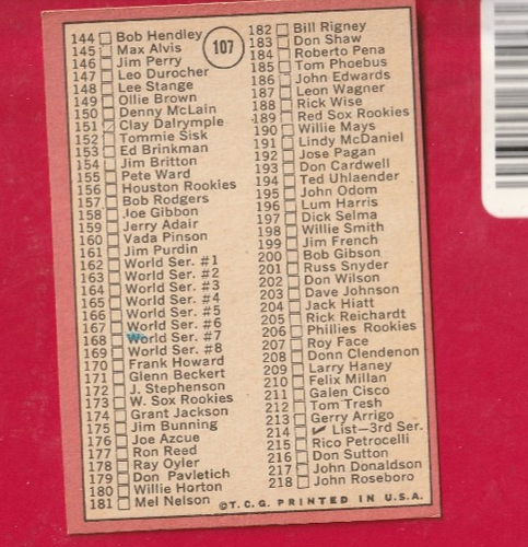 1969 Topps Baseball cards EX-MT NR-MT 1-277 You Choose STRICTLY GRADED AG24 - Picture 192 of 488