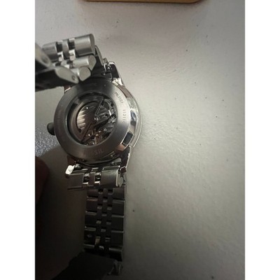 Fossil ME3107 Townsman Automatic Black Dial Silver Steel 