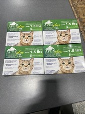 4X Apex Plus Flea Control For Cats 3 months Each Box, for Cats Over 1.5 lbs