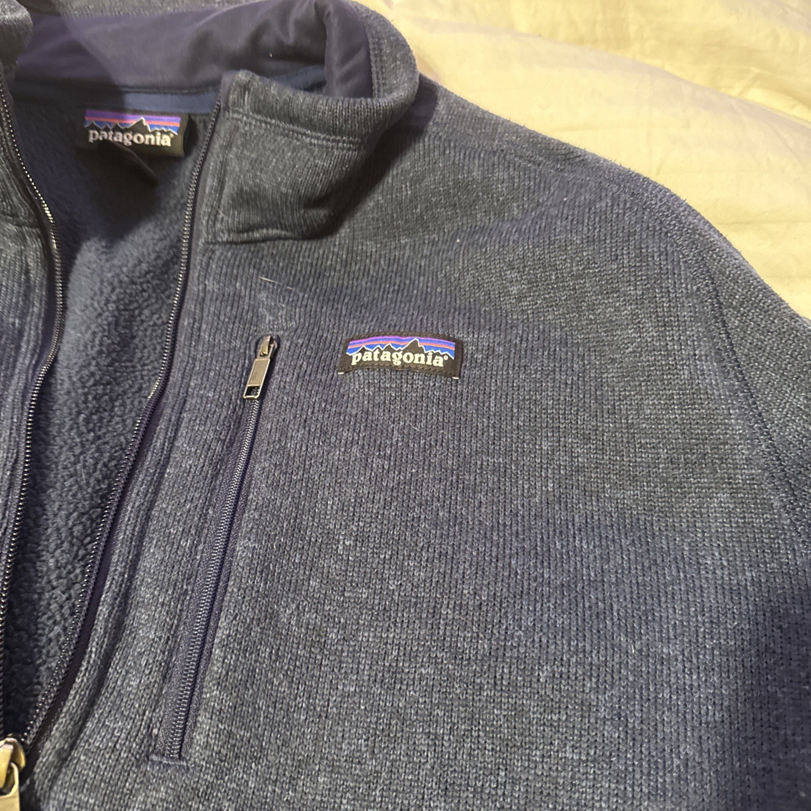 Patagonia Men's 1/4 Zip Fleece Better Sweater Pullover Jacket Blue Size XL thumbnail 5