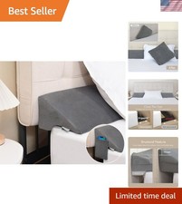 Queen Bed Wedge Pillow for Headboard Gap Filler0-5",High-Density Foam,Prevent...