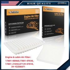 Combo Set Engine Cabin Air Filter For Toyota Matrix Yaris Corolla Im Scion Im Combo Set Engine Cabin Air Filter For Toyota Matrix Yaris Corolla Im Scion Im