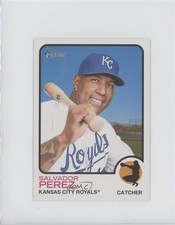 2022 Topps Heritage Oversized Base 1973 Topps /1000 Salvador Perez #OB-SP y5m