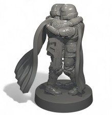 Sci-Fi Armored Soldiers Brotherhood Miniature   Resin Tabletop Figure 32mm