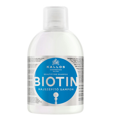 5998889514105 Kallos KJMN Biotin Beautifying Shampoo upiększający szampon do wło