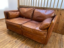 Vintage Roche Bobois Leather Sofa Set