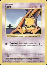 abra 1995 pokemon card Kadabra 064/165 - - 151 Mint / near mint condition trading card CLEARANCE Vintage Common - 1st