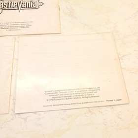 Castlevania SET 1 2 3 NES Manuals VTG Instruction Booklets for Nintendo Dracula