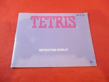 Tetris Nintendo NES Instruction Manual Booklet ONLY S