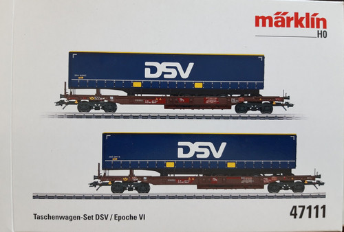 Märklin 47111 Taschenwagen Set DSV Neuware | Zustand: Neu
