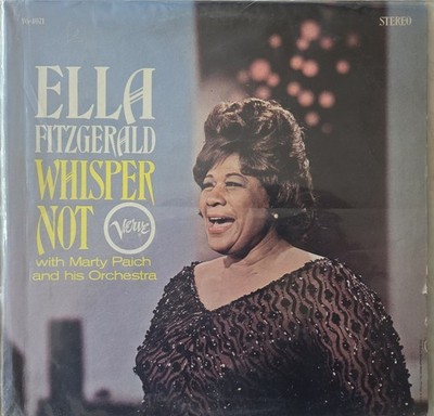 Ella Fitzgerald With Marty Paich And His Orchestra* - Whisper Not (LP)  VG+/VG+
