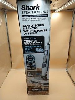 Shark Steam & Scrub with Steam Blaster Technology Hard Floor Steam Mop White