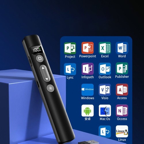 2.4GHz Presentation Clicker ABS Remote Control 2024 Slide Advancer Pen - Afbeelding 9 van 15