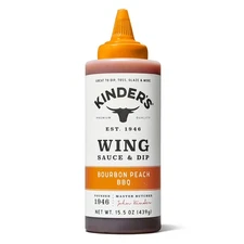 Kinder's Bourbon Peach Wing Sauce 15.5oz..