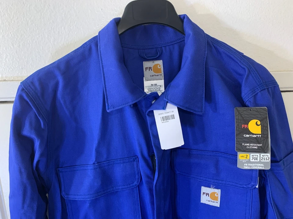 Carhartt Flame Resistant Men Coverall Size 42 Regular 101017-434 - NEW - Image 2 of 4