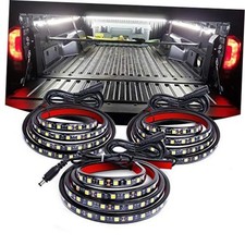 3PCS 60 Inch Bed Light Strip 270 LED with On/Off Truck Bed Light Strip White