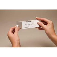 Tri-Dex Tri Dex Label Holder, 2in.x 4in.,PK25 TR-2400 Tri-Dex TR-2400