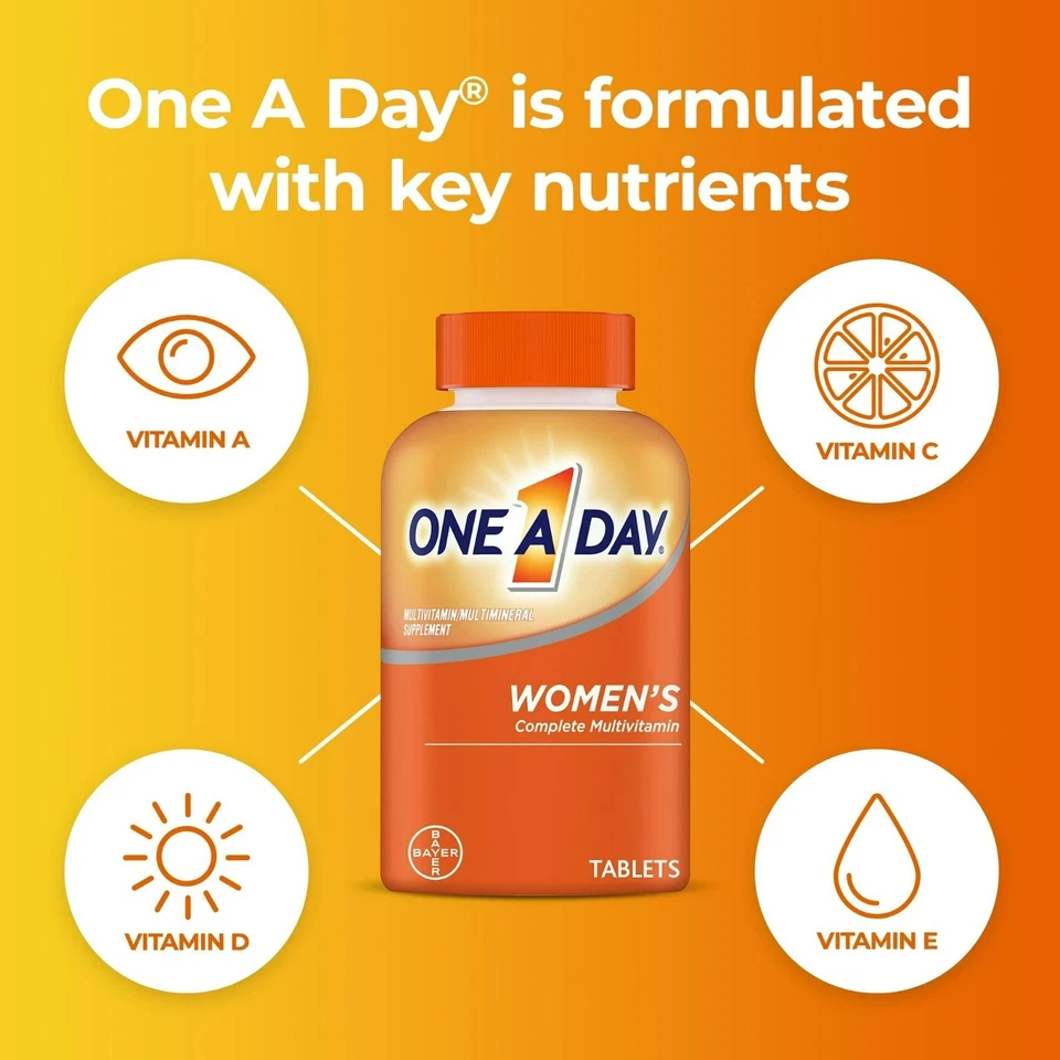 Multivitamínico completo para mujer One-A-Day 100 comprimidos en paquete caducidad: 10-2026 Foto 3 de 4