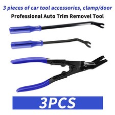 3pcs Auto Trim Clip Remover Tool Removal Pliers Fastener Door Panel Retainer Set 3pcs Auto Trim Clip Remover Tool Removal Pliers Fastener Door Panel Retainer Set