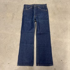 VTG Levi  s 517 Orange Tab USA Mens 34x30 Dark Wash Jean Pants Denim RARE No Wash