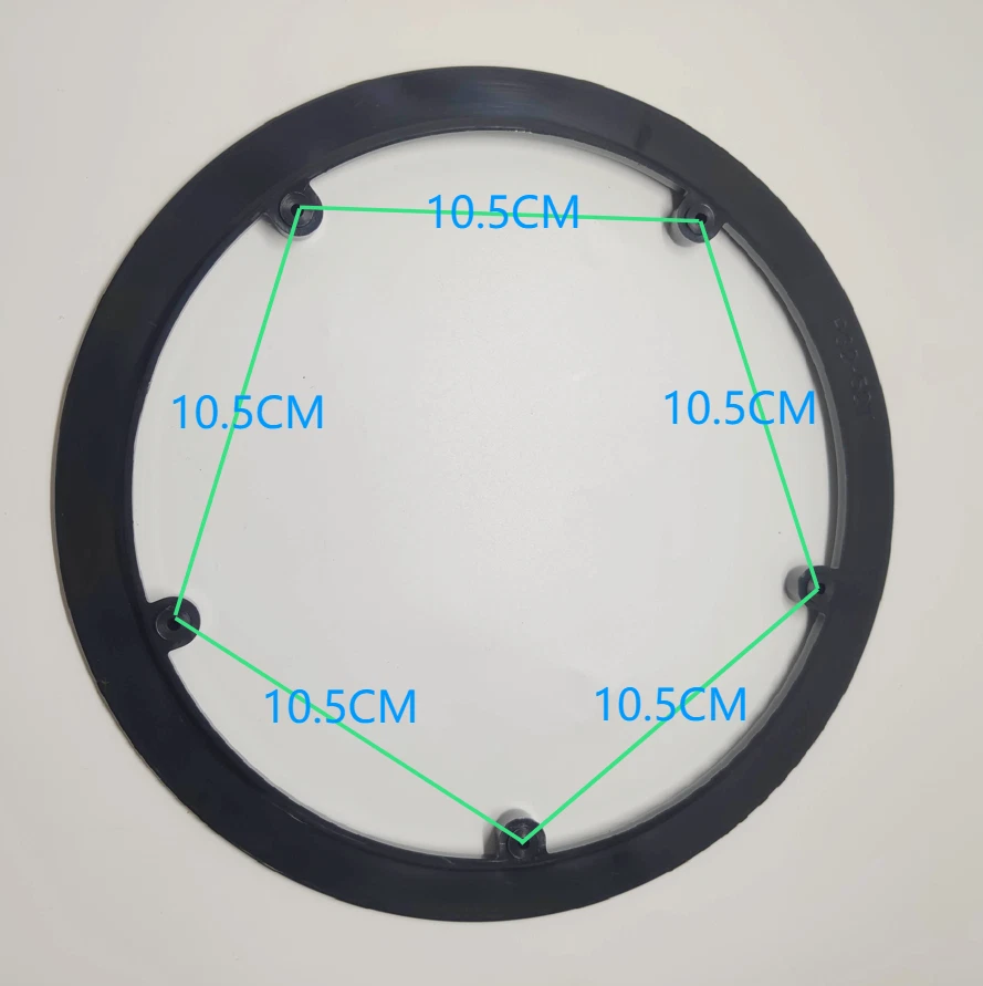 1 pieza para bicicleta plegable hecha de plástico Dahon P8 SP8 SP9 53T plato protector contra golpes Foto 2 de 3